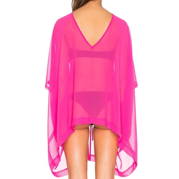 L'Agent by Agent Provocateur Rosana Swim Cover-up Pink One Size - Picture 8 of 12
